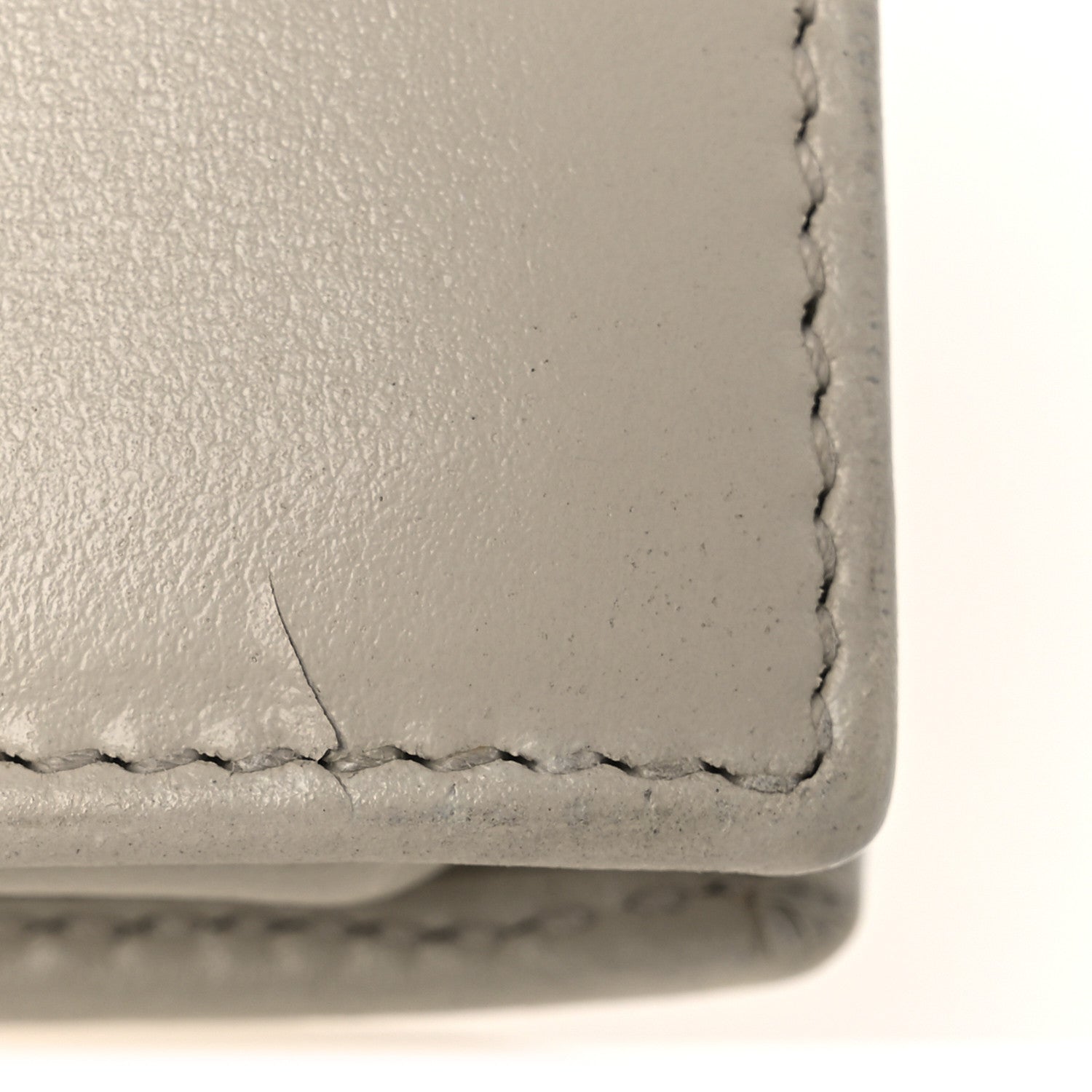 Gucci Boarded Plutone Calfskin Horsebit 1955 Wallet On Chain Mystic White 12 of 14