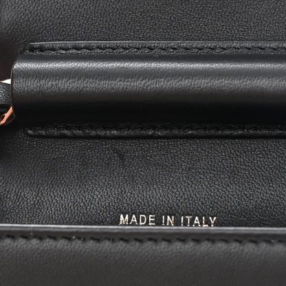 Chanel Calfskin Crochet Embroidered Quilted Mini Clutch with Chain Black 14 of 18