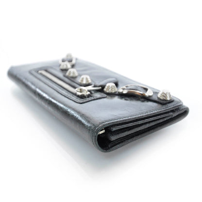 Balenciaga Agneau Giant Money Wallet Black 3 of 7
