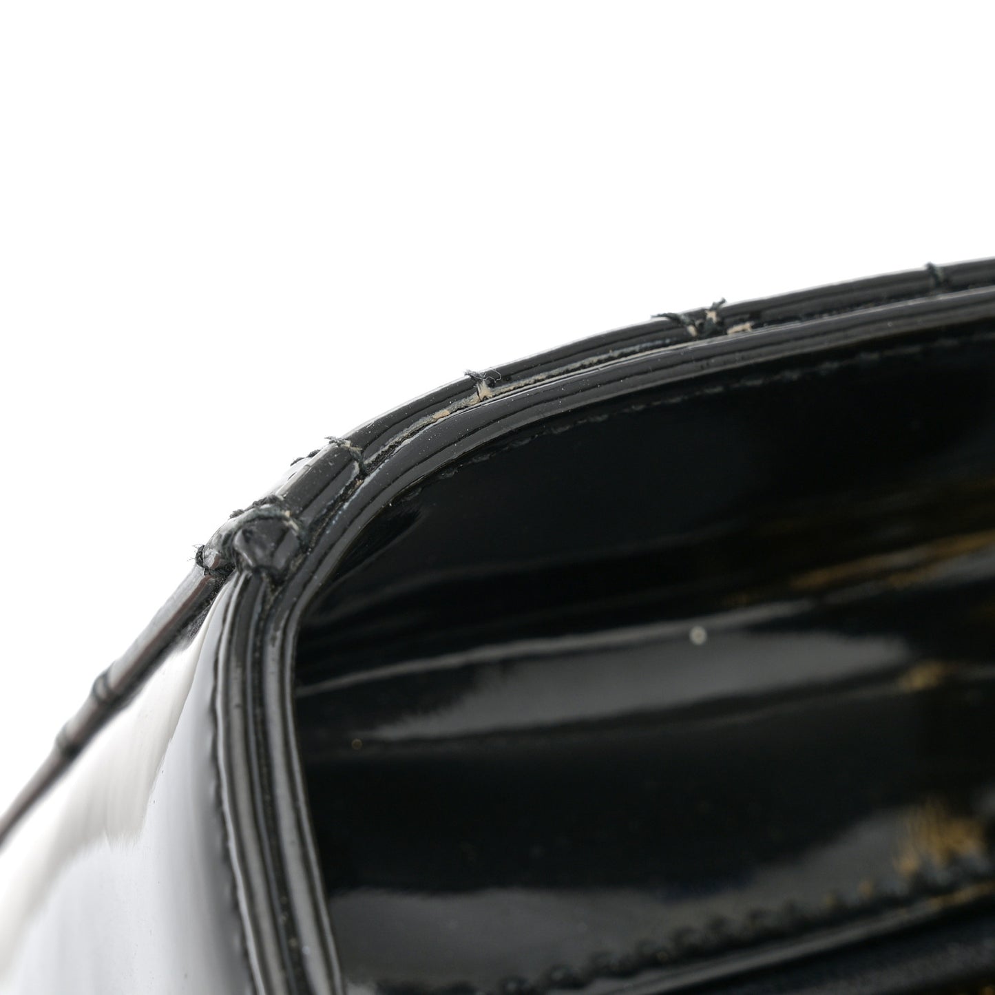 Patent Cannage Large Lady Dior Black