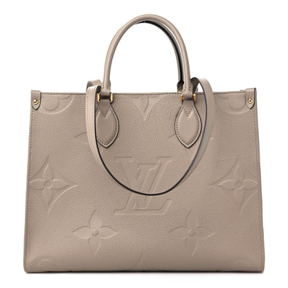 Louis Vuitton Empreinte Monogram Giant Onthego MM Tourterelle 1 of 8