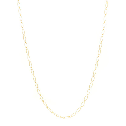 Tiffany 18K Yellow Gold Oval Link Chain Necklace 20" 1 of 5