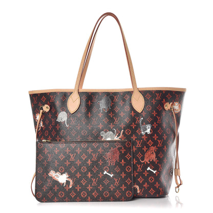 Louis Vuitton Catogram Neverfull MM Marron 1 of 11