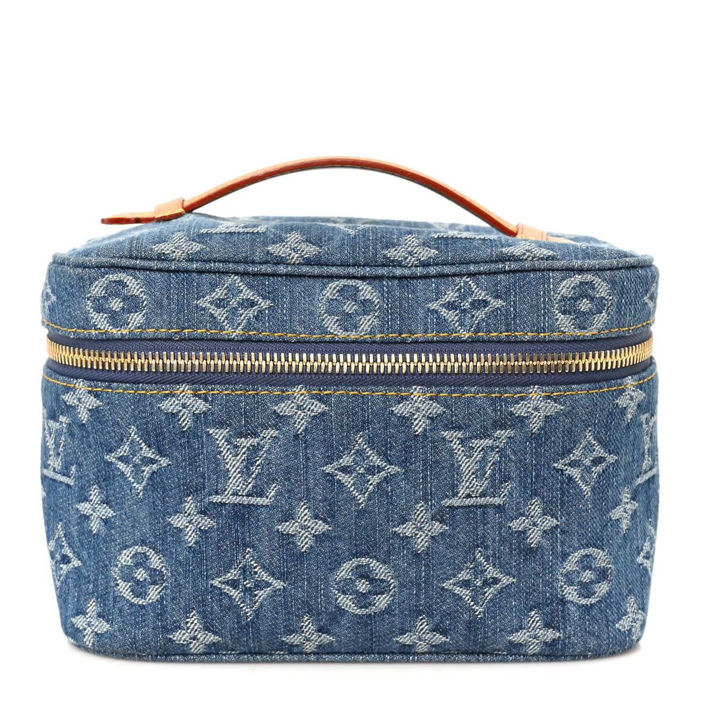 Monogram Denim Nice Mini Blue