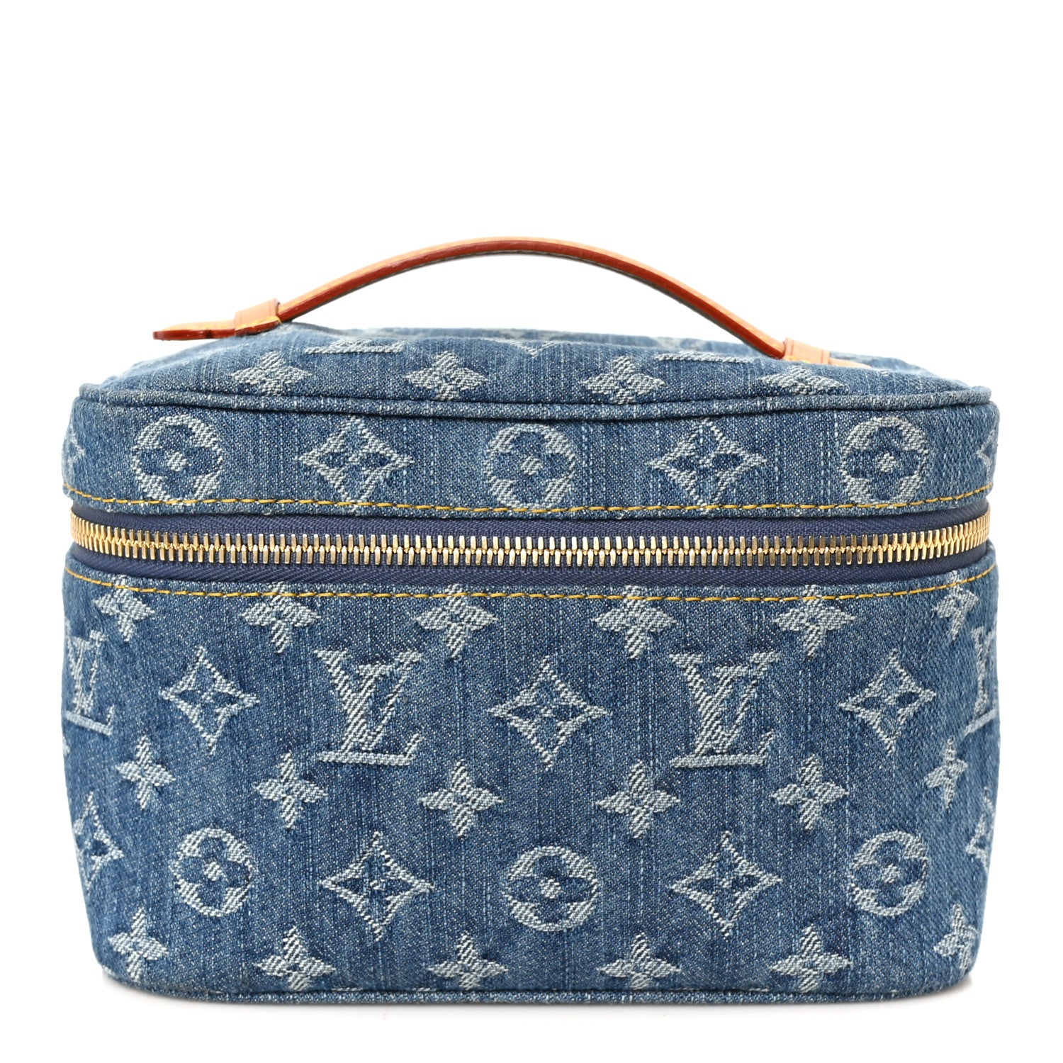 Louis Vuitton Monogram Denim Nice Mini Blue 1 of 7