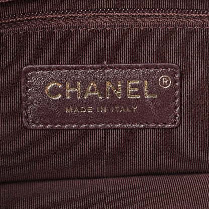 Chanel Lambskin Large Shopping Chain Tote Black 6 of 9