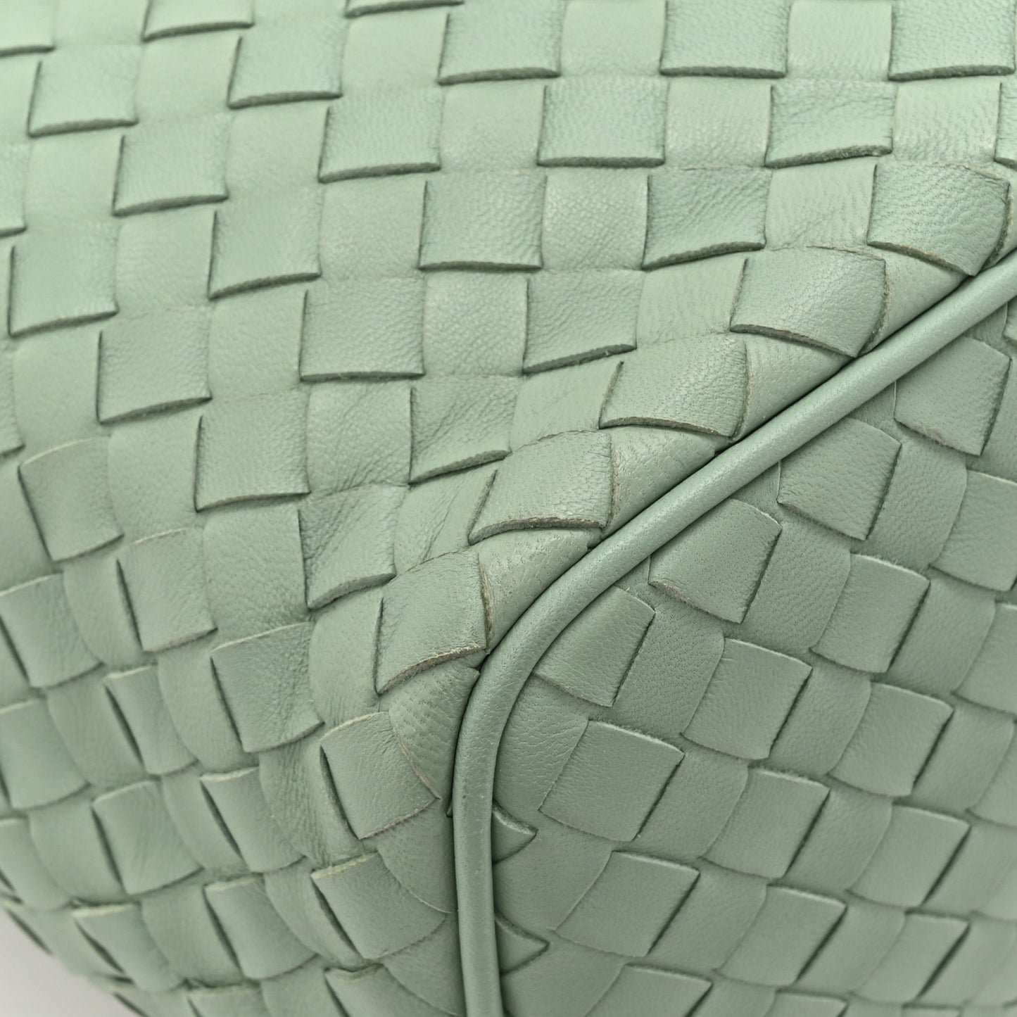 Nappa Intrecciato Ciambrino Bag New Sage