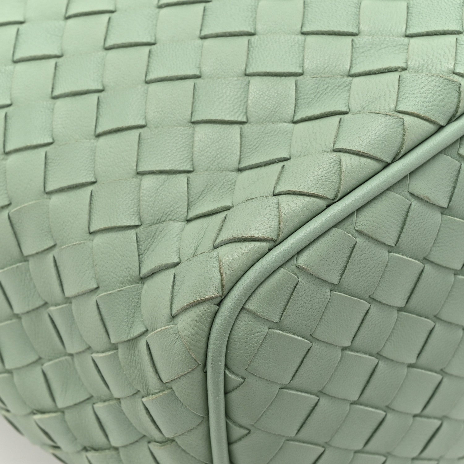 Bottega Veneta Nappa Intrecciato Ciambrino Bag New Sage 12 of 14