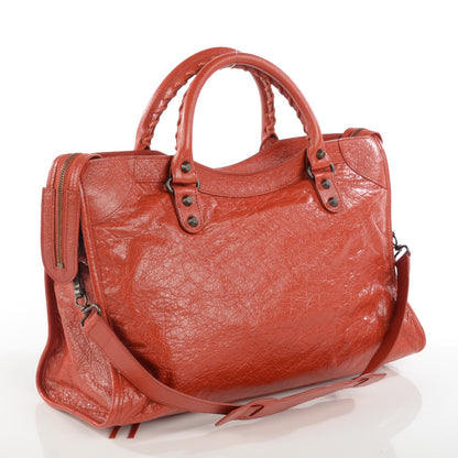 Balenciaga Agneau Classic Hardware City Rouge Ambre 3 of 8