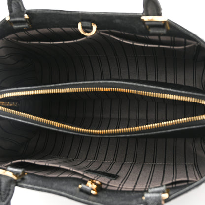 Louis Vuitton Empreinte Montaigne MM Black 5 of 10
