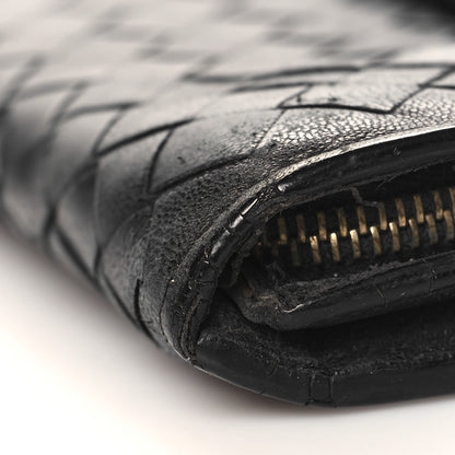 Bottega Veneta Nappa Intrecciato Continental Flap Wallet Black 10 of 10