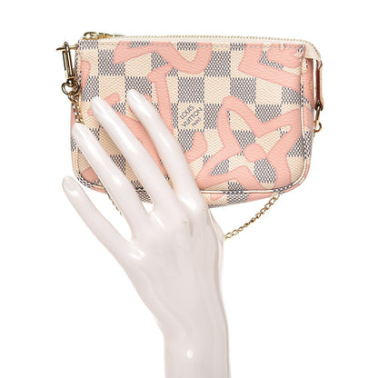 Louis Vuitton Damier Azur Tahitienne Mini Pochette Accessories 2 of 8