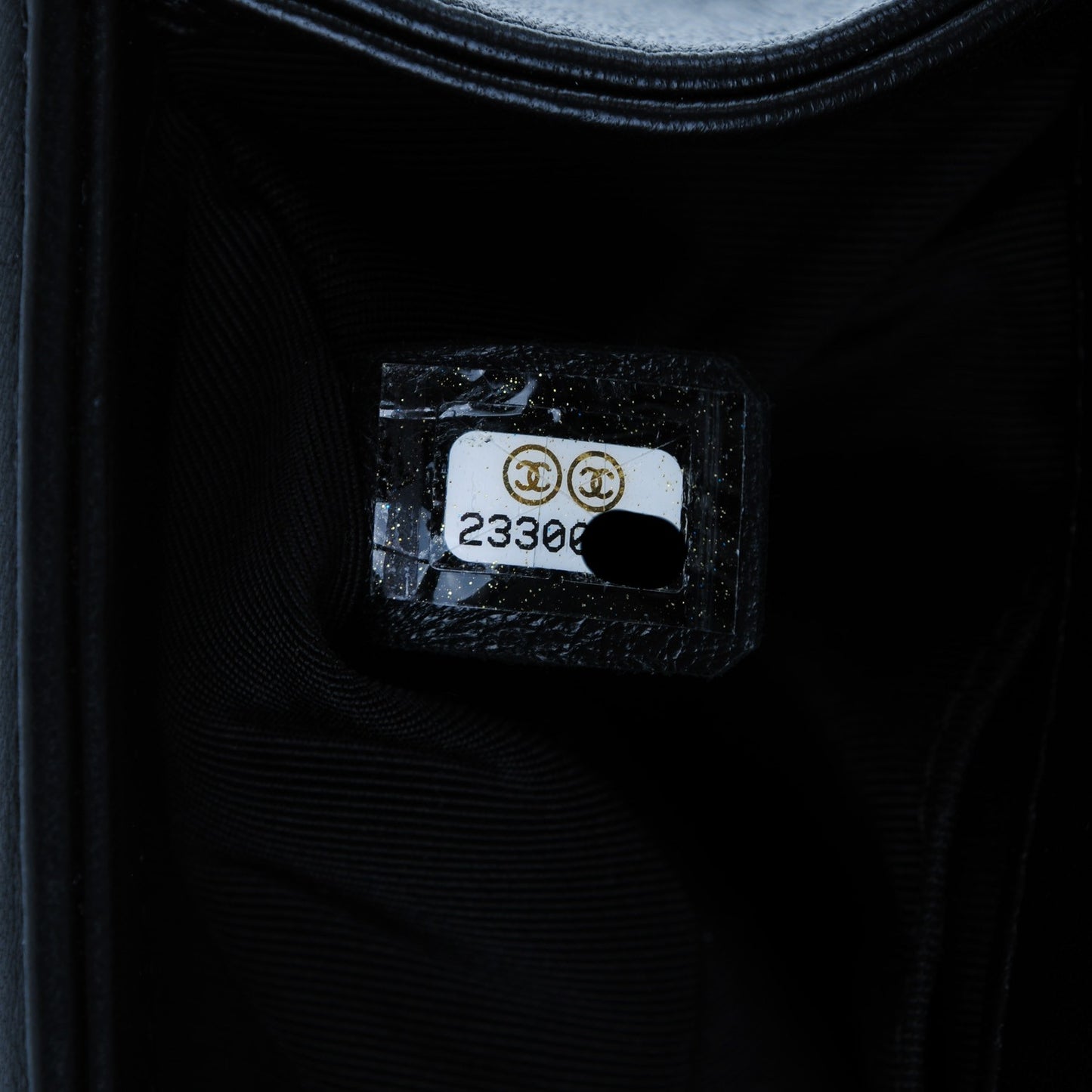 Lambskin Quilted Small Boy Flap Black