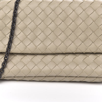Bottega Veneta Nappa Intrecciato Mini Chain Messenger Fume 9 of 9