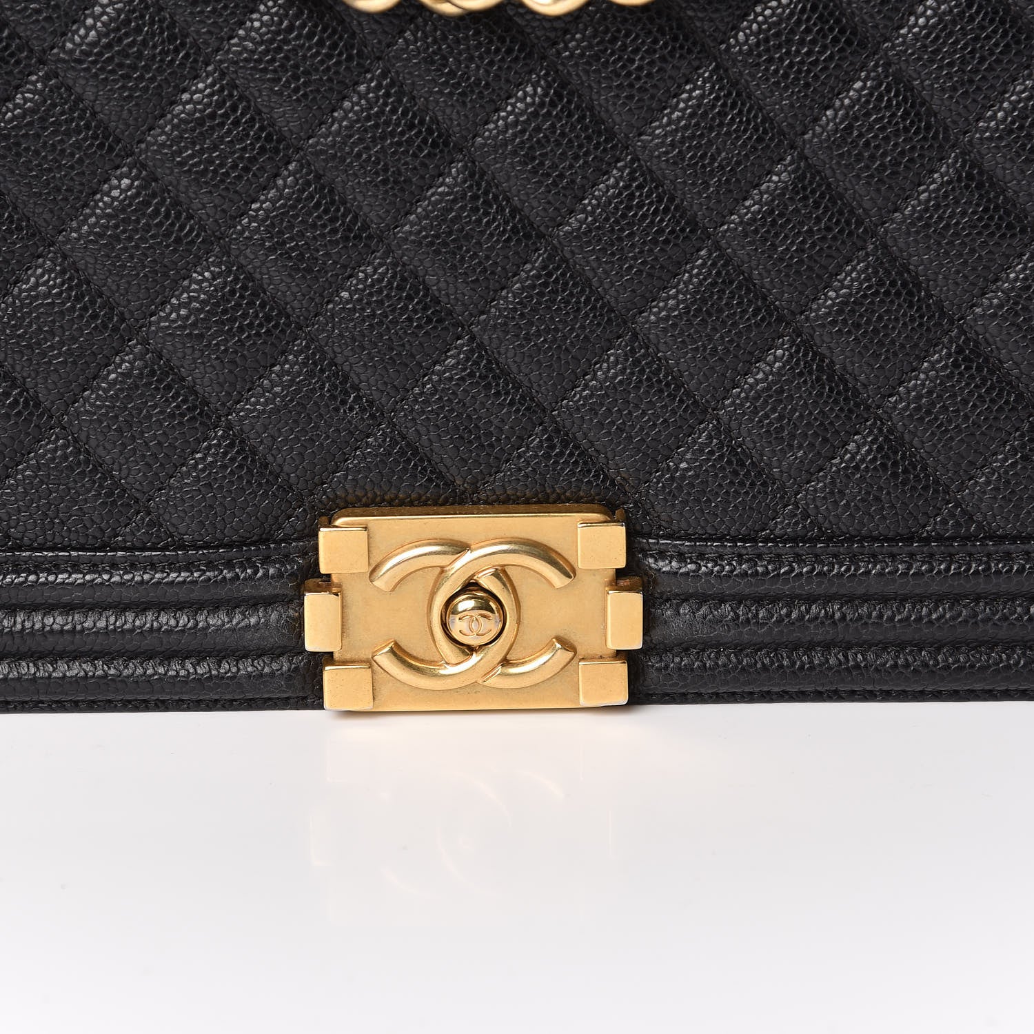 Chanel Caviar Quilted New Medium Boy Flap Black 10 of 10