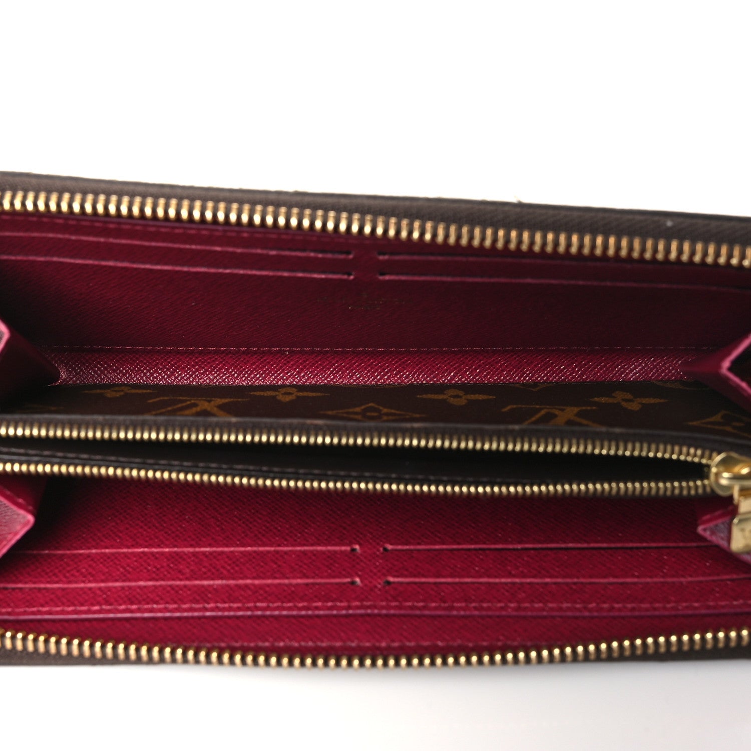 Louis Vuitton Monogram Clemence Wallet Fuchsia 5 of 10
