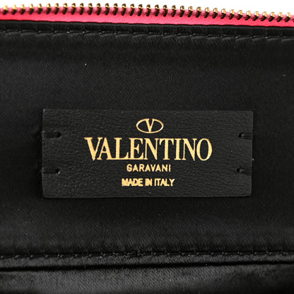 Valentino Garavani Grained Calfskin VLogo Signature Wash Bag Feminine Pink 6 of 10
