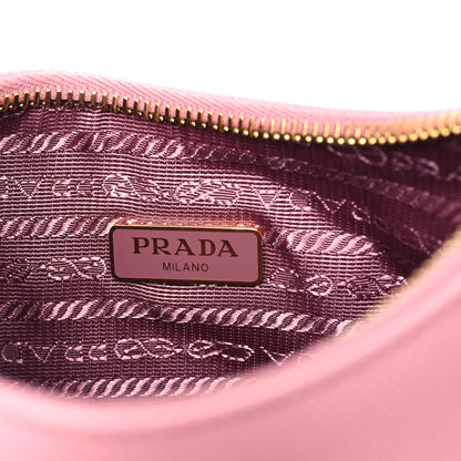 Prada Saffiano Lux Mini Re-Edition Shoulder Bag Petalo 6 of 10