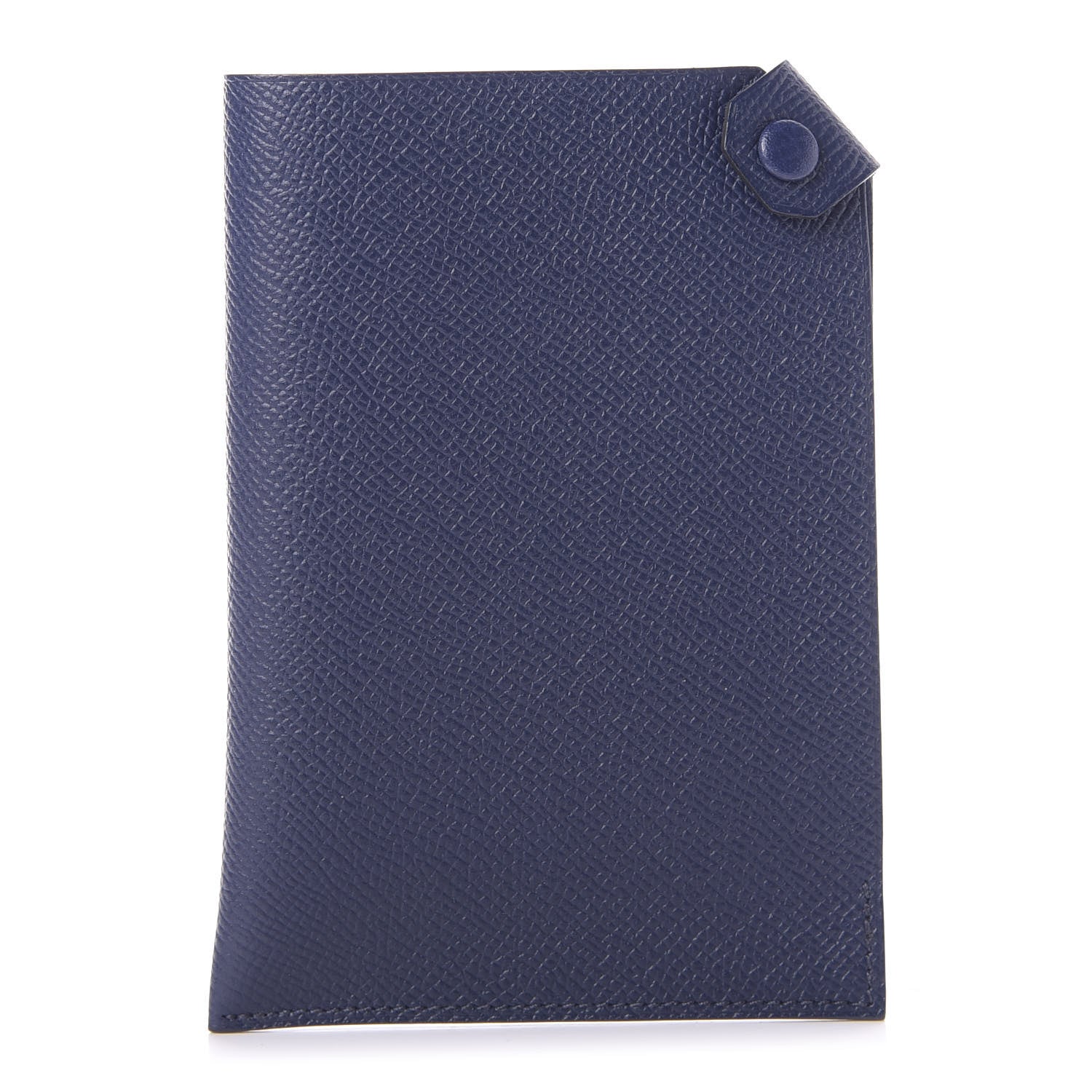 Hermes Epsom Tarmac PM Passport Holder Bleu Saphir 1 of 9