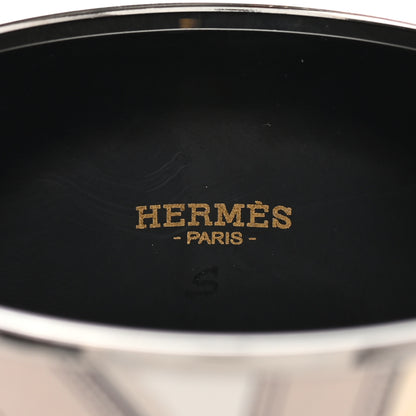 Hermes Enamel Printed Extra Wide Cavalcadour Bracelet 62 4 of 5