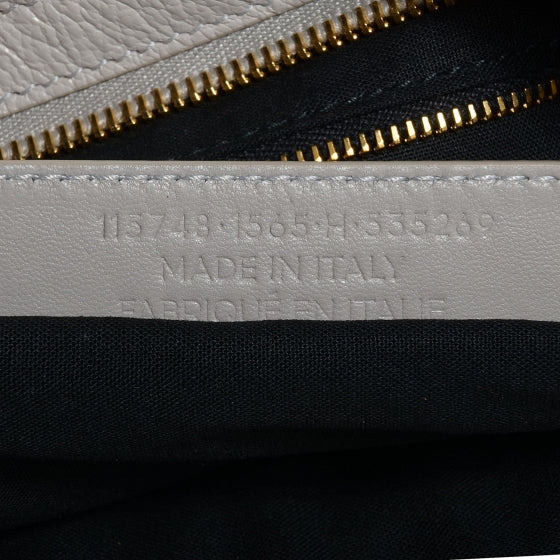 Balenciaga Chevre Gold Metallic Edge Hardware City Gris Clair Gris Perle 9 of 13