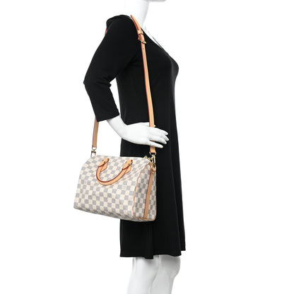 Louis Vuitton Damier Azur Speedy Bandouliere 25 2 of 9