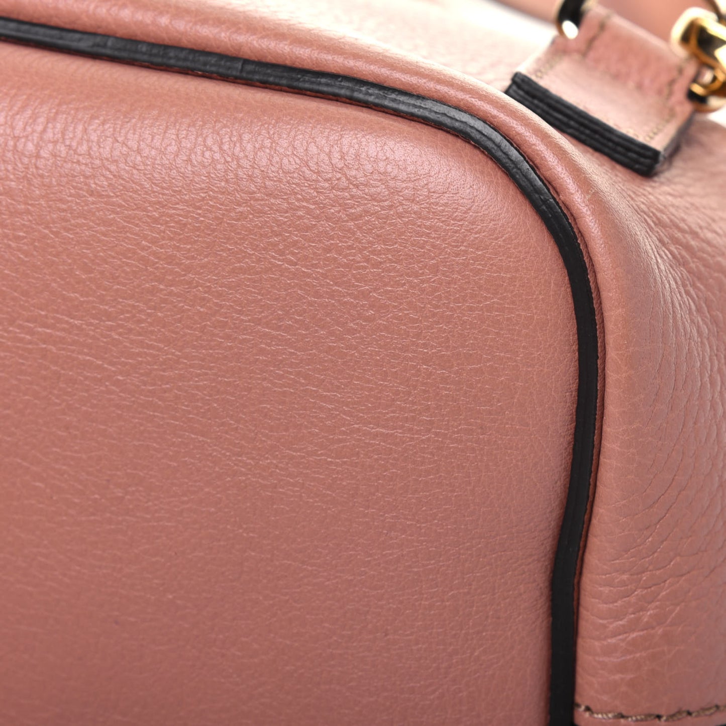Suede Calfskin Small Faye Backpack Nougat