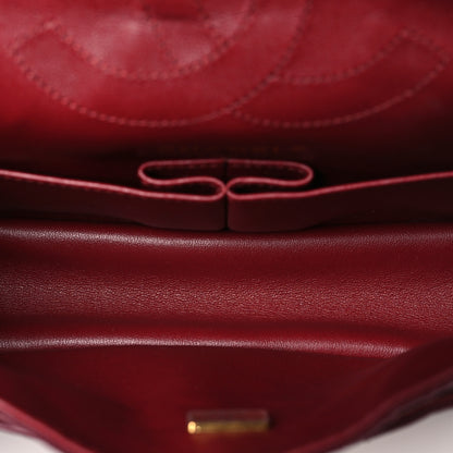 Chanel Lambskin Quilted Crush 2.55 Reissue 225 Flap Dark Burgundy 6 of 12