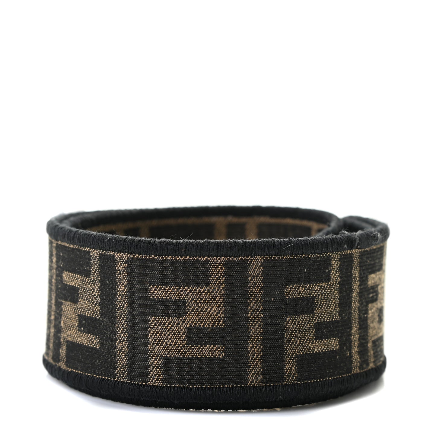 Fabric Jacquard FF 1974 Strap You Tobacco Moro Black