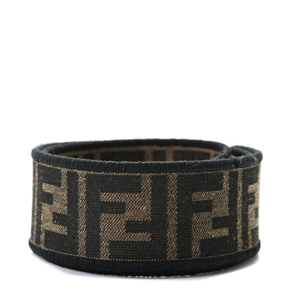 Fendi Fabric Jacquard FF 1974 Strap You Tobacco Moro Black 2 of 4