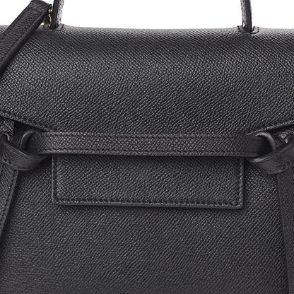 Celine Grained Calfskin Nano Belt Bag Black 10 of 10