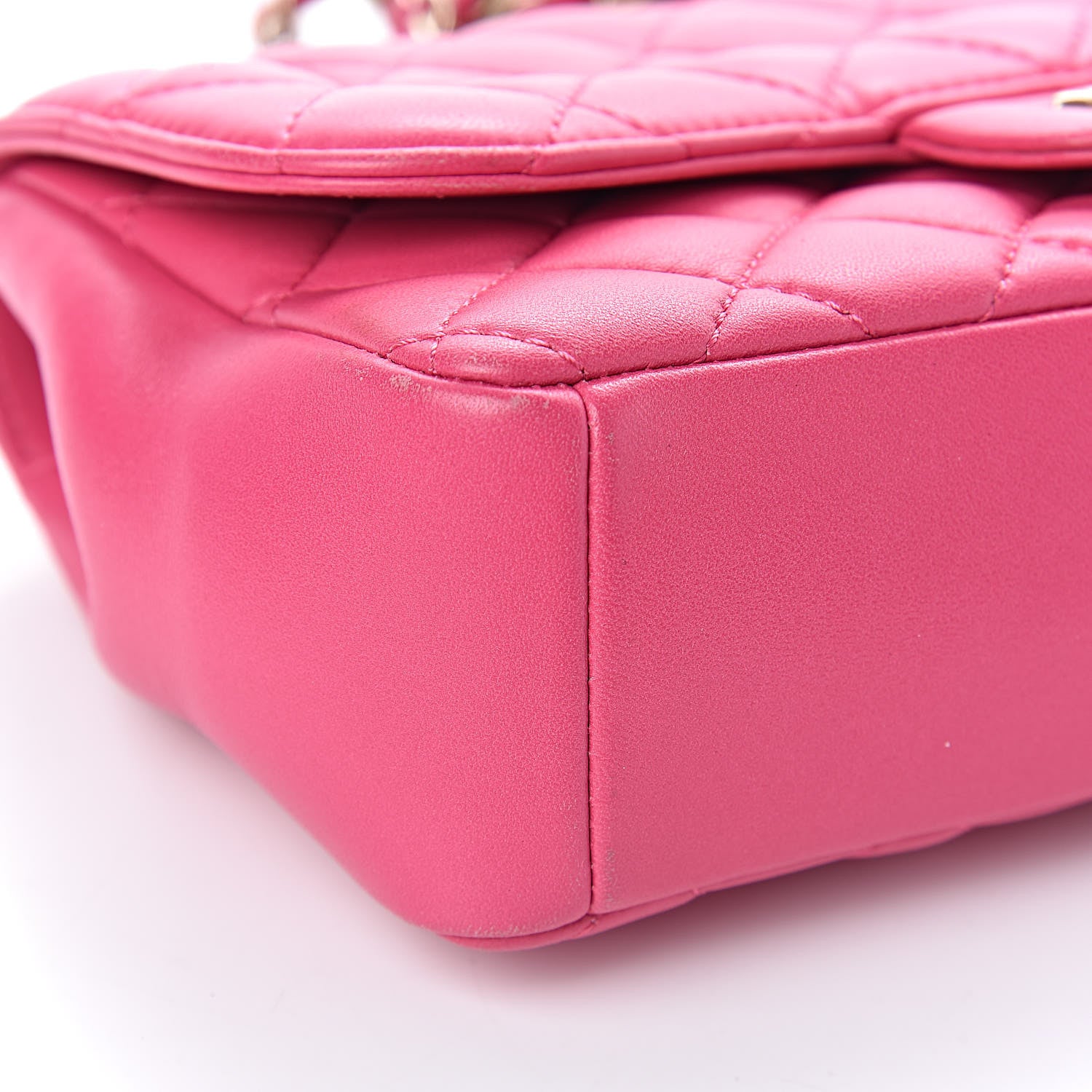 Chanel Lambskin Quilted Mini Mademoiselle Chic Flap Pink 10 of 15