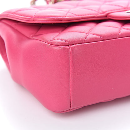 Chanel Lambskin Quilted Mini Mademoiselle Chic Flap Pink 10 of 15
