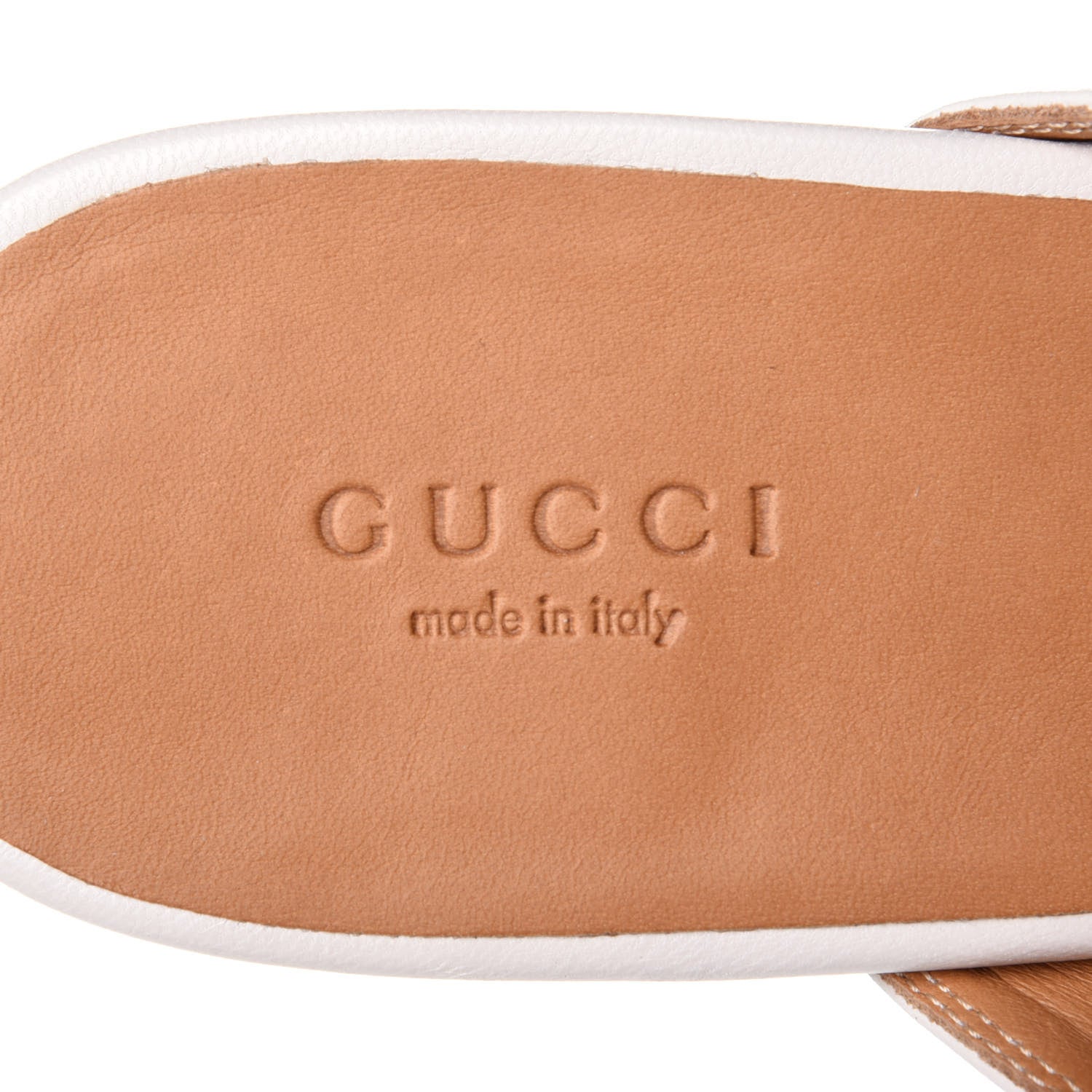 Gucci Malaga Kid Womens Princetown Slippers 39.5 Mystic White 9 of 11