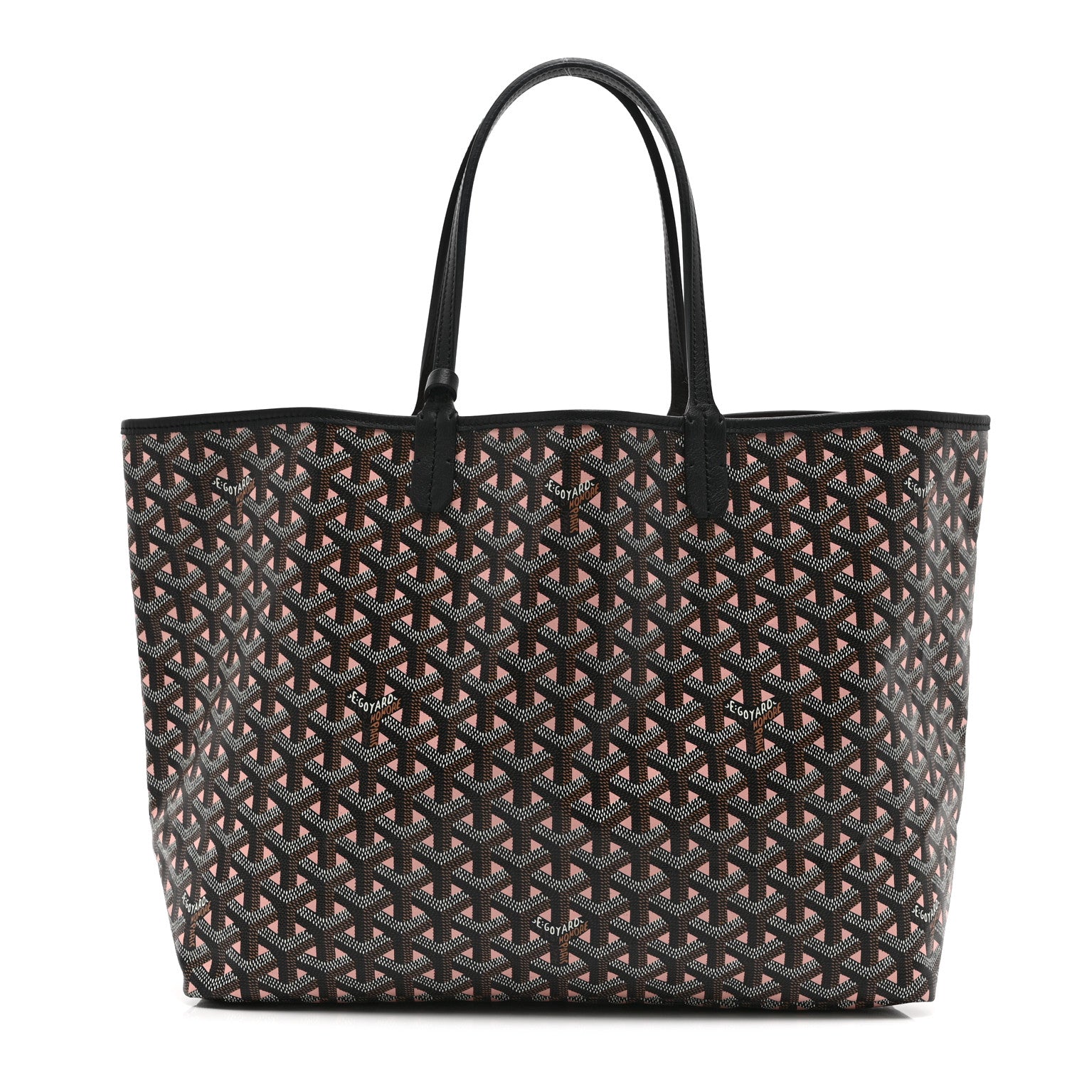 Goyard Goyardine Saint Louis Claire Voie PM Black Pink 1 of 11