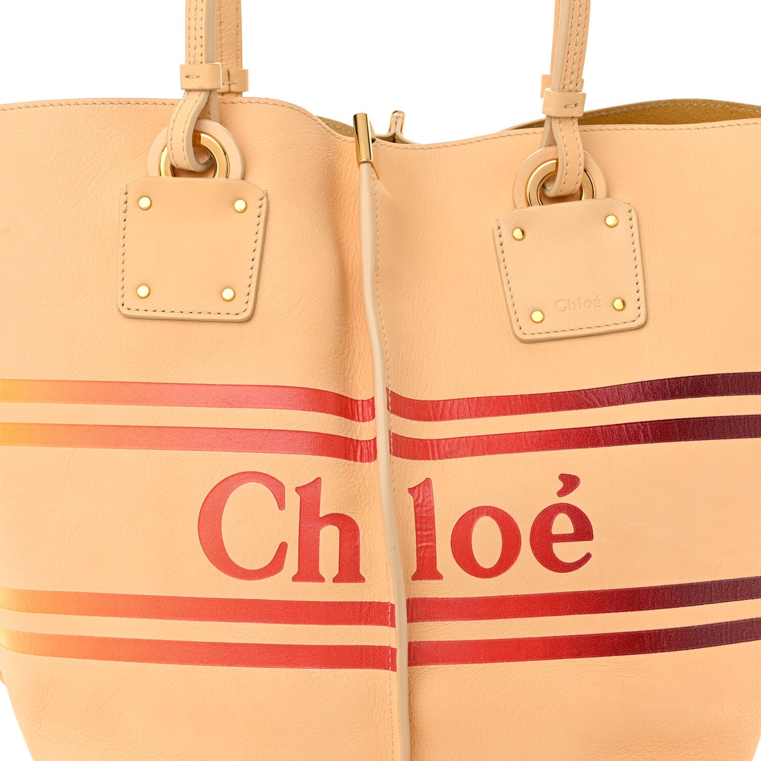 Chloe Smooth Calfskin Medium Vick Tote Blondie Beige 7 of 15