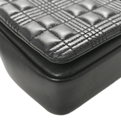 Burberry Lambskin Quilted Small Lola Bag Black 13 of 14