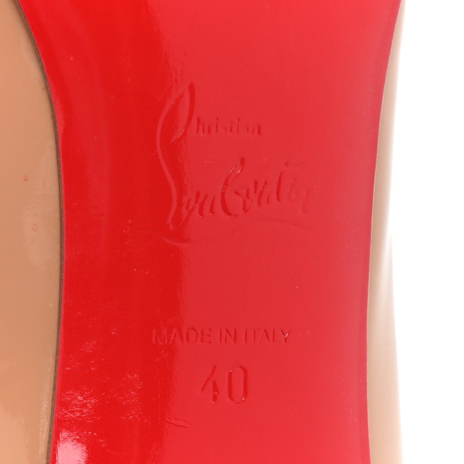 Christian Louboutin Patent Pigalle Follies 85 Pumps 40 Nude 6 of 12