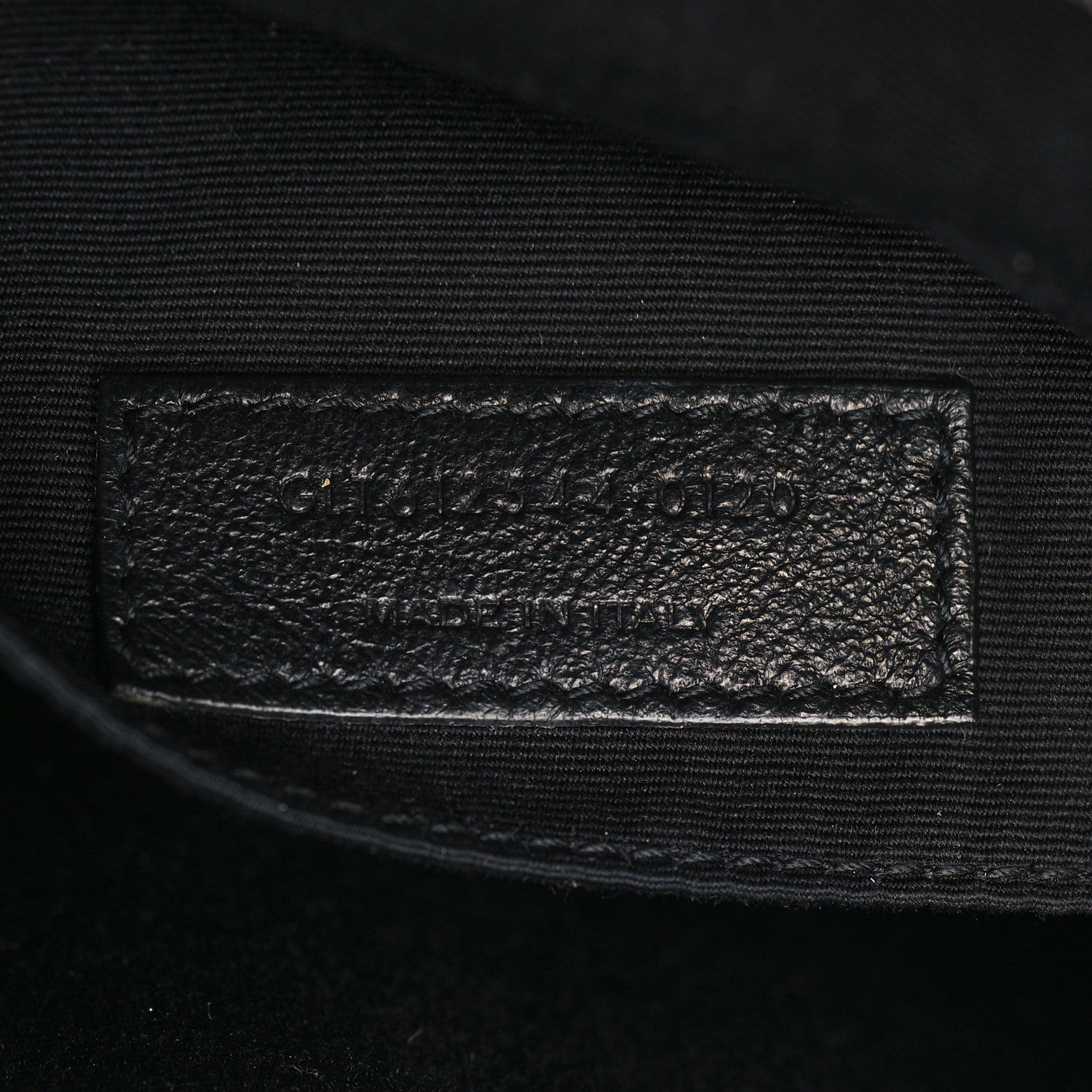 Saint Laurent Calfskin Matelasse Monogram Lou Camera Bag Dark Beige 6 of 10
