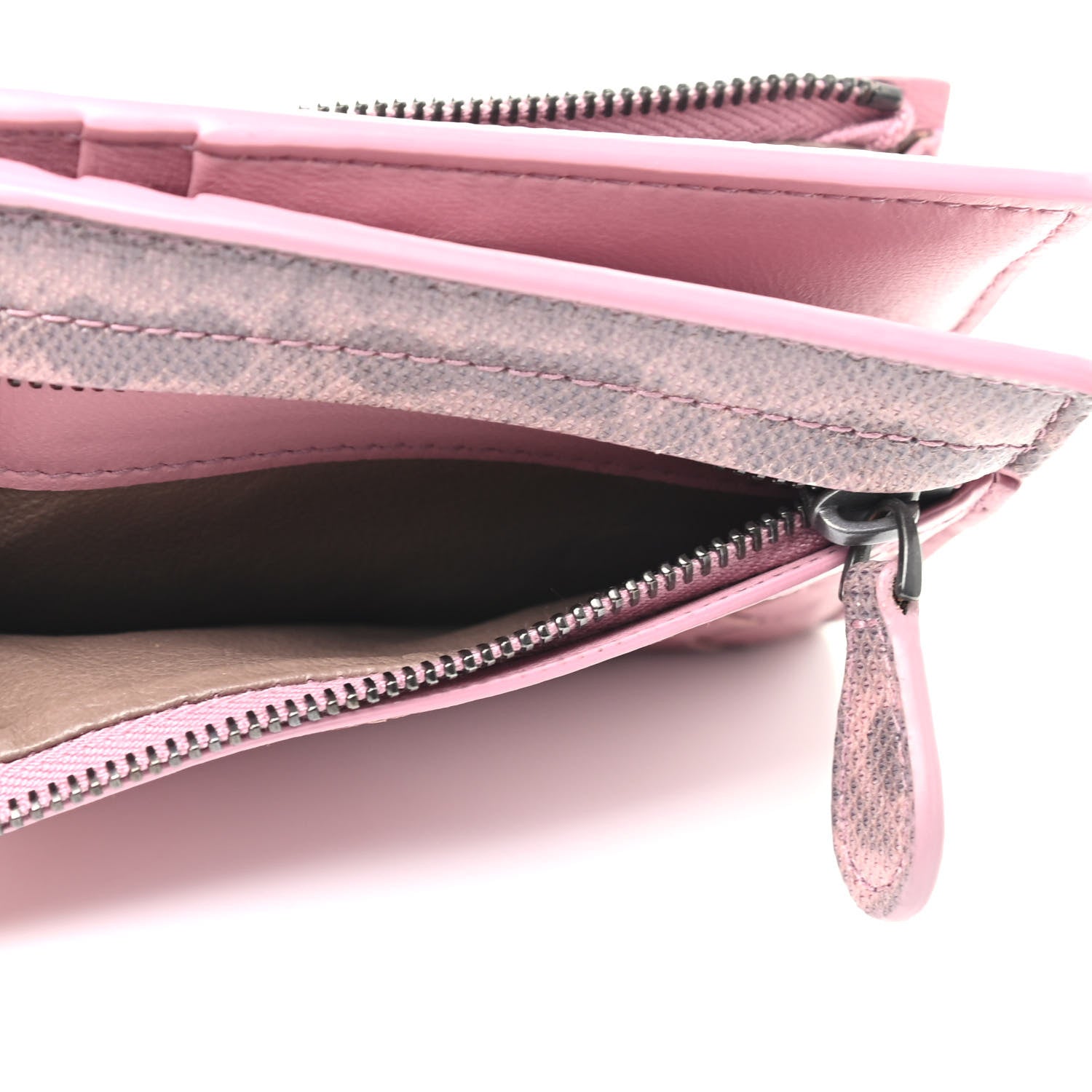 Bottega Veneta Nappa Ayers Intrecciato Compact Wallet 8 of 9