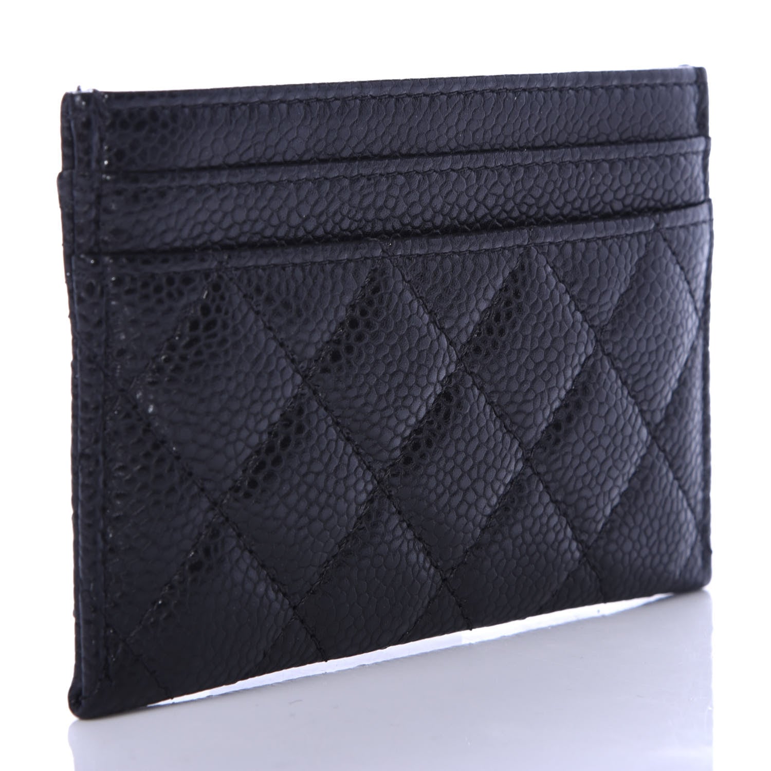 Chanel Caviar Quilted Boy Card Holder Black 3 of 8