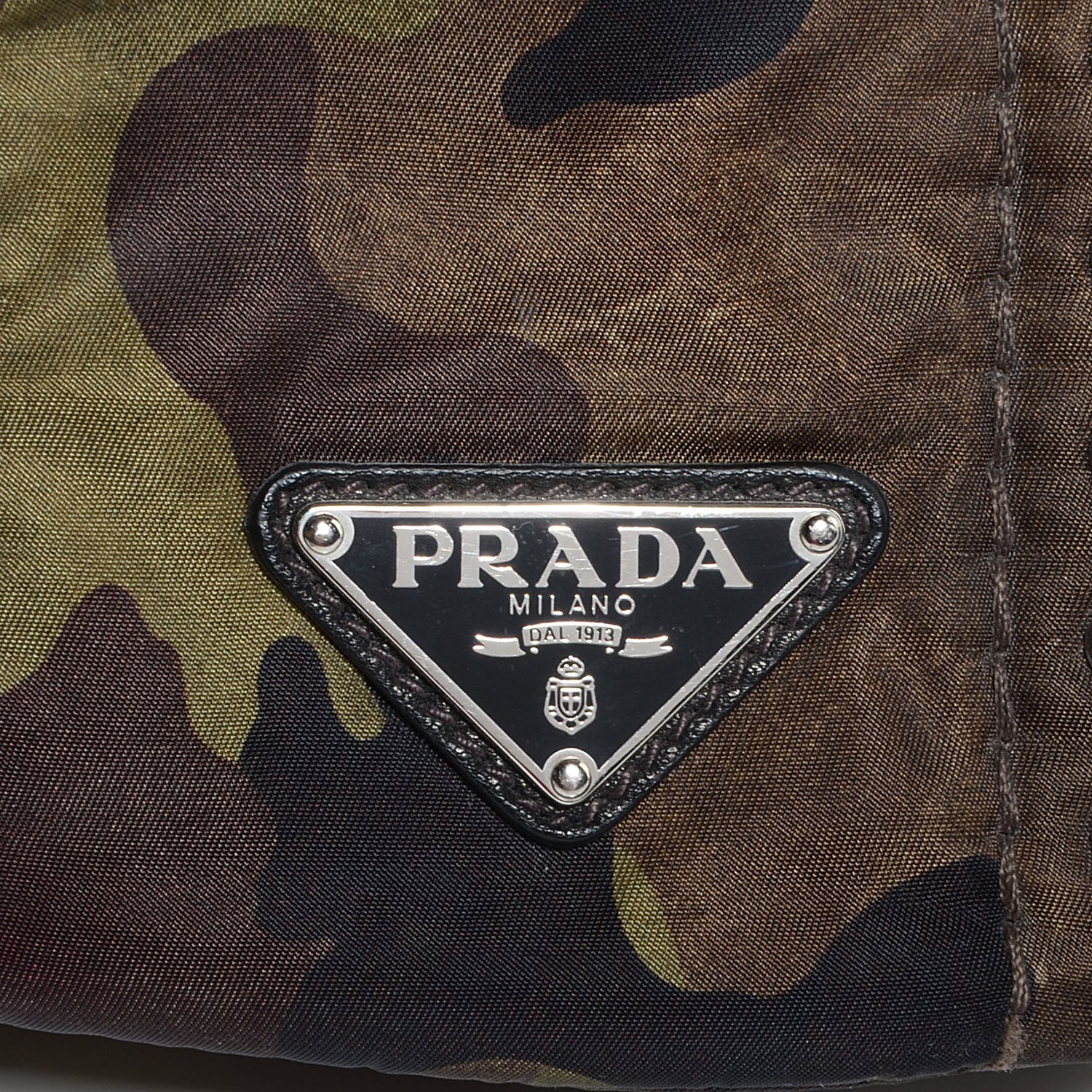 Prada Tessuto Nylon Camouflage Tote Mimetico 9 of 9