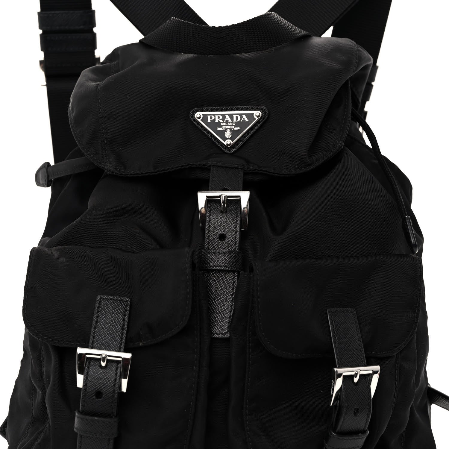 Prada Tessuto Nylon Vela Small Backpack Black 7 of 9