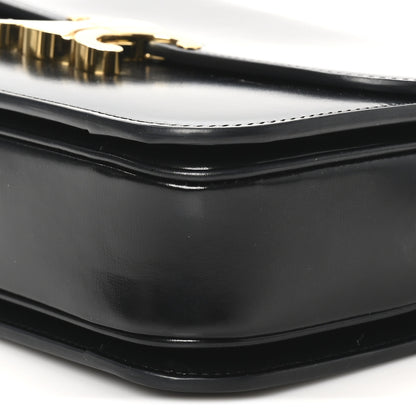 Celine Shiny Calfskin Medium Triomphe Black 9 of 9