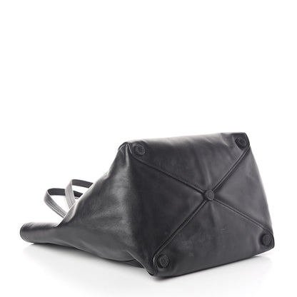 Prada Soft Calfskin Shopping Tote Black 4 of 14
