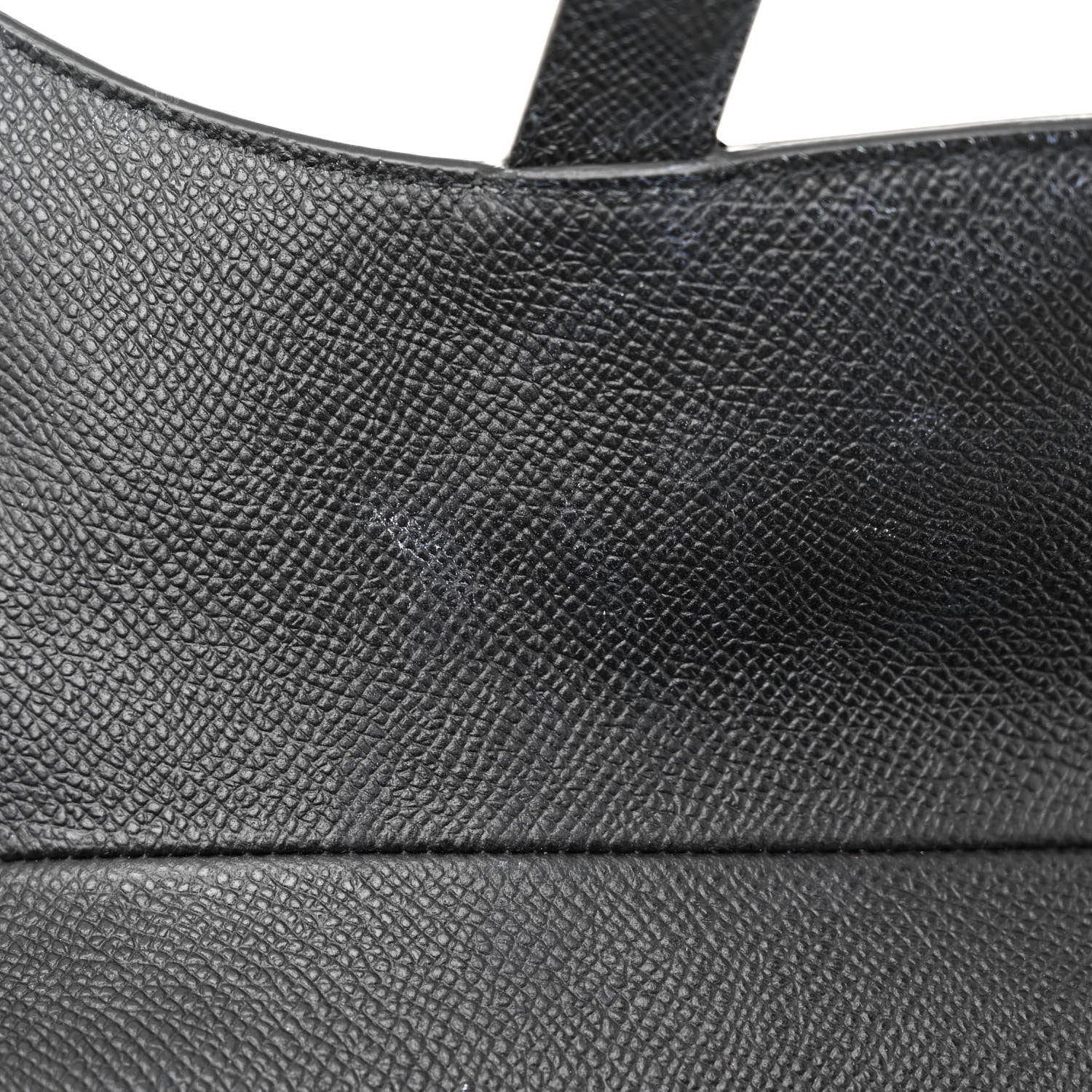 Christian Dior Grained Calfskin Saddle Bag Black 12 of 13