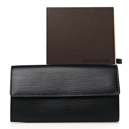 Louis Vuitton Epi Sarah Wallet Black 7 of 7
