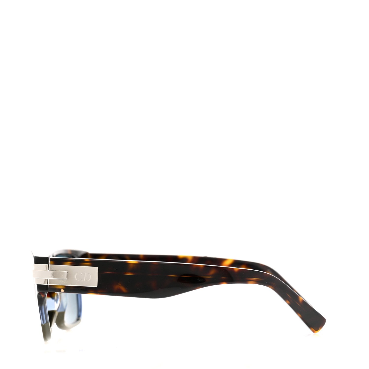 Christian Dior Acetate DiorBlackSuit XL S2U Oblique Sunglasses Blue Tortoise 3 of 8