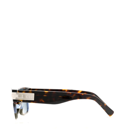 Christian Dior Acetate DiorBlackSuit XL S2U Oblique Sunglasses Blue Tortoise 3 of 8
