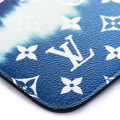 Louis Vuitton Monogram Escale Neverfull MM GM Pochette Blue 8 of 11